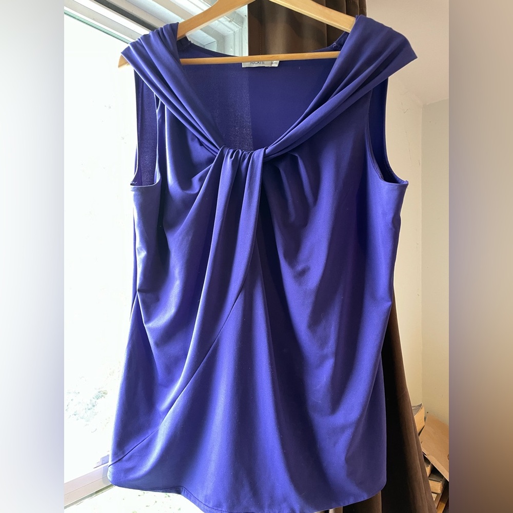 Ricki's Vibrant Purple Twist Top Size XL